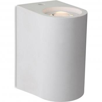 Carlos LED 2 Light Plaster Indoor Wall Light White