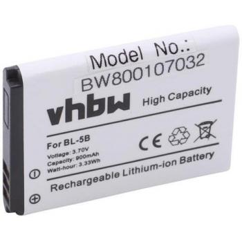 Batteria Li‑ion VHBW 900 mAh 3.7 V – Cel10028