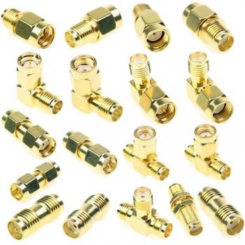 Set de Adaptadores SMA conector Coaxial 18 piezas
