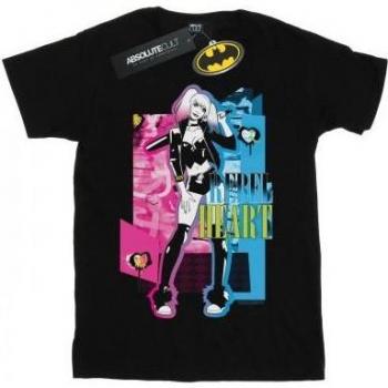 Harley Quinn Rebel Heart Shirt für Herren XXL weiß