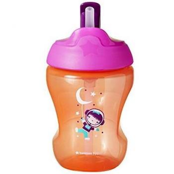 Tommee Tippee Toddler Training Straw Cup, Purple (Colours May Vary)