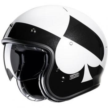 Casque Moto Jet HJC V31 Kuz MC5 Noir et Blanc Taille S