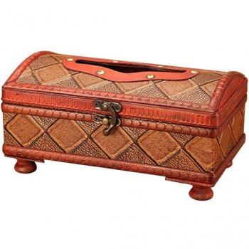 Rangement en bois pour serviettes