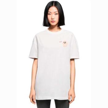 Merchcode Maglia Extra Large Halloween Boo Ghost Bianco