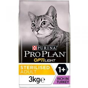 Purina Pro Plan Light Dry Cat Food Turkey and Rice 3kg