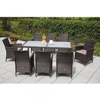 MERXX Pesaro Kombi‑Set: Sessel mit Sitzkissen + 90x90 cm Tisch – 17‑Tagensicherung