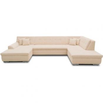 Treviso U-Form Wohnlandschaft mit Bettfunktion
