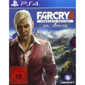 PS4 Far Cry 4 Complete Edition (DE Version) (with slipcase/cardboard sleeve) (in very good condition) (used) USK18