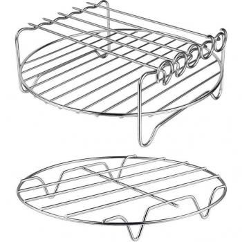 Estante Multiuso con Pincho para Freidora de Aire XL Power, Doble Capa