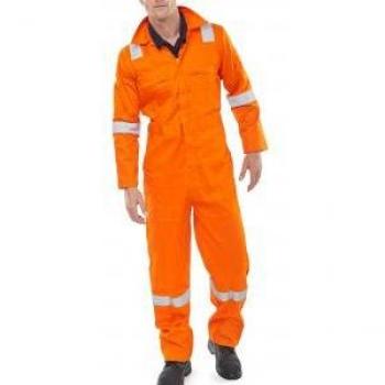 B-Click Fire Retardant CLICK FR AS BURGAN B/SUIT ORANGE 36