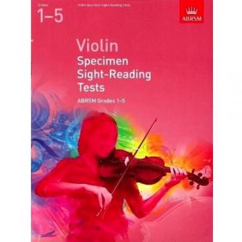 ABRSM Specimen Sight Reading Tests Grades 1-5 Violin (9781848493469)