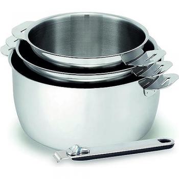 Set de 3 casseroles en inox Beka Classic Move On