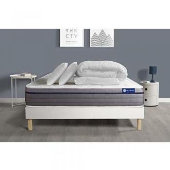 Actisom Matelas Ressorts ensachés + Mémoire de Forme ACTIFLEX Zen 160x200