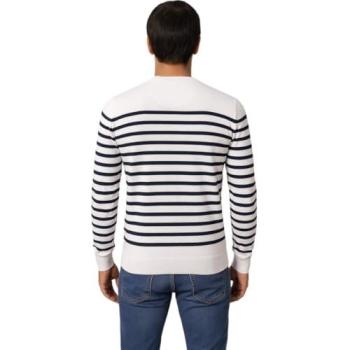 Pull marinière à boutons rayés Bill Tornade