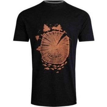 Weird Fish Herren T-Shirt Woodsman in Nussbraun 3XL