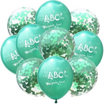 Set de ballons en latex avec confettis