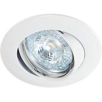 Projecteur Encastré Rond Gu10 Aric Lunar 50-230 Blanc