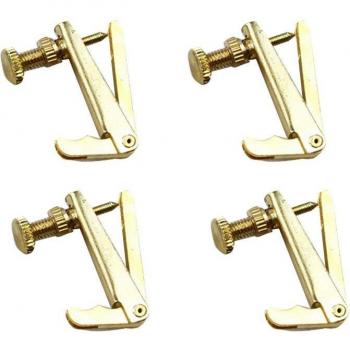 4pcs Spinner Adjuster Violin Fine Tuners for 4/4-3/4, 1/4-2/1