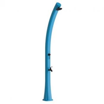 Solar-Duschset mit Wassertank und Fußdusche, blauer HDPE-Rio Blu