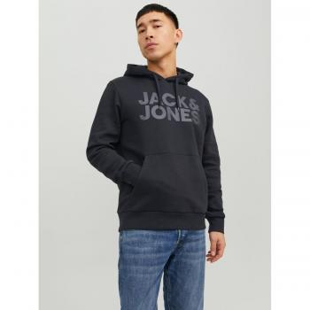 Jack & Jones Black Hoodie with Corp Logo