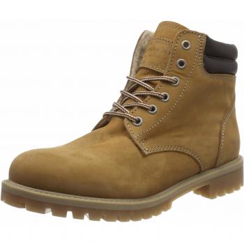 MUSTANG Herren Stiefel Schnür-Booty, Cognac 307, 43 EU