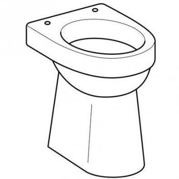 WC Geberit Keramag Renova Nr 1 Comfort: su pavimento, scarico verticale, efficienza 6 l