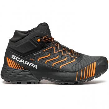 Scarpa RIBELLE CROSS Gtx Gray‑Tonic Uomo 40 Nero Arancione