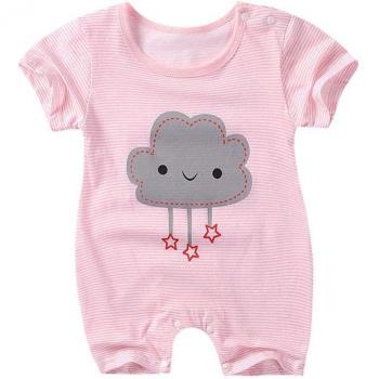 Newborn Summer Romper with Short Sleeves