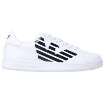 EA7 Sneakers per Bambini in pelle sintetica Bianche Taglia 29