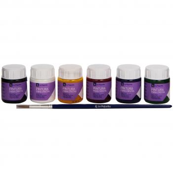 La Pajarita Crystal Tempera 6er Set Bunt
