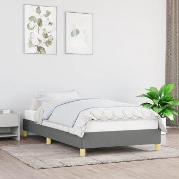 Tmavě šedý rám k posteli 80 × 200 cm (bez matrace)