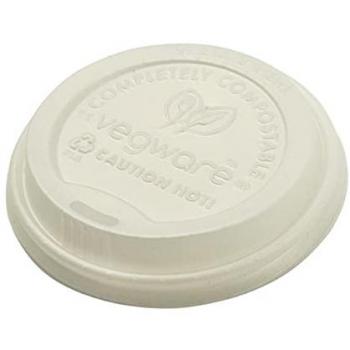 Coque compostable pour gobelet jetable 225 ml, lot de 1 000 unités – Vegware