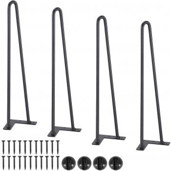 Support Bureau VEVOR – 4 pieds épurés, 48 cm de hauteur