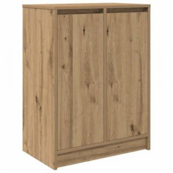 VidaXL Shoe Holder Artisan Oak 57x34x76 cm Engineered Wood