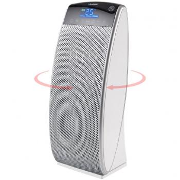 BlaUpunkt FHD601 Chauffage d'appoint 2000 W Gris clair, Ventilateur à affichage LED
