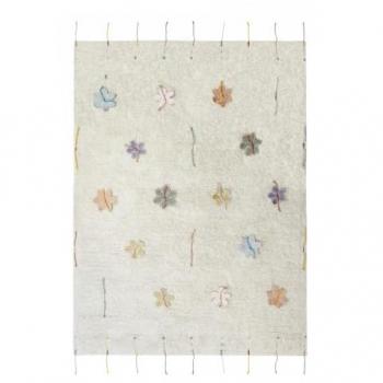 Coton Naturel Wildflowers – Tapis de Jeu 120×160 cm, Beige