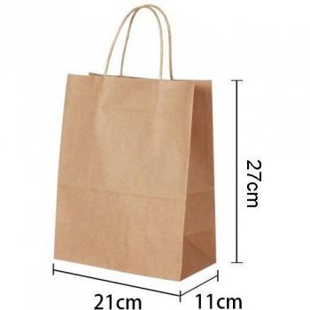 Sac à vrac en tissu kraft, 4 tailles, 10 pièces