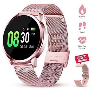 GOKOO Smartwatch Rosa Compatibile Android iOS