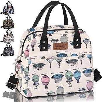 Buringer-Newox Travel Cooler Tote with Hot Air Balloon Design