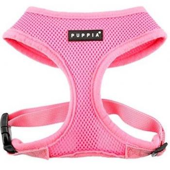 Rosa-colored Puppia Soft Pet Collar and Leash Set