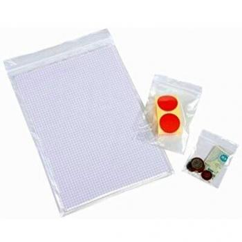 Grip Seal Polythene Bag Resealable Plain 40 Micron 250x350mm