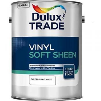 White 5L Dulux Trade Vinyl