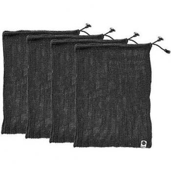 Grijze Eco Recycled Groentezakken, Set van 4
