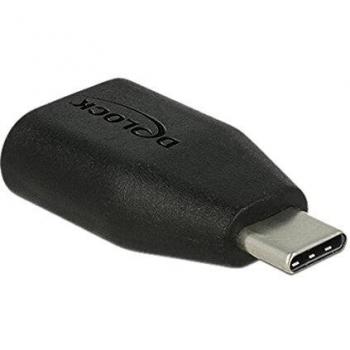 Delock Adapter USB Type-C Stecker > USB 3.0 A Buchse Schwarz