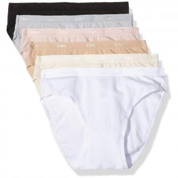 Dim Femme Les Pocket Ecodim X6 Slip, Multicolore