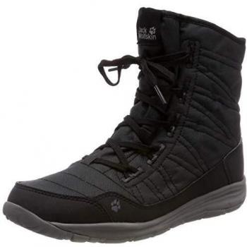 Jack Wolfskin Portland Boot W, Chaussures de Randonnée Hautes Femme, Noir