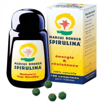 Boîte de Spiruline 180 cp – PRÉMIUM BIO MARCUS ROHNER