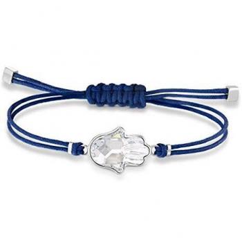 Bracciale Hamsa Power Collection Blu – Acciaio Inossidabile