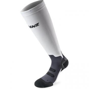 Blanco Lenz 1.0 Calcetines de Compresión Talla L