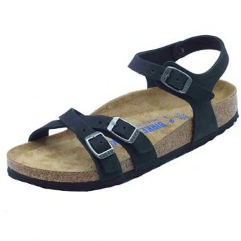 Birkenstock Kumba SFB – schwarze Sandalen für Damen 41